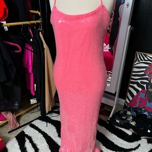 Barbie Pink Sequin Dress